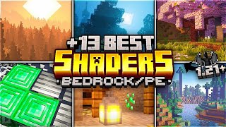 Top 13 MEJORES SHADERS Que DEBES PROBAR EN MINECRAFT 121 BedrockPE SHADERS MINECRAFT PE 121 [upl. by Nelleyram]