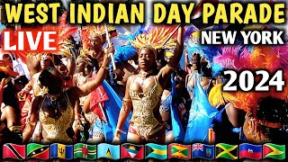 West Indian Carnival Parade 2024 NYC LIVE  Labor Day West Indian American Day Carnival Parade [upl. by Alfie605]