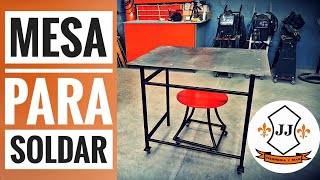 Como Hacer MESA Para SOLDAR TIG MIG MMA  WELDING TABLE  JJ HERRERIA Y MÁS [upl. by Arias]