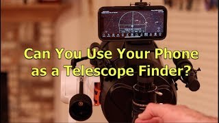 Can you use your phone as a finder on your telescope [upl. by Nowyt]