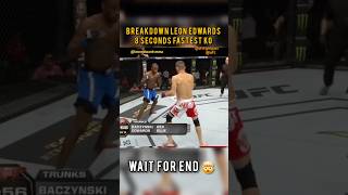 Breakdown UFC One Of The Fastest Knockout By Leon Edwards shorts trending shortvideo mma ufc [upl. by Liddle475]