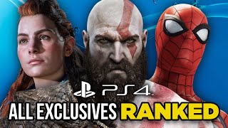 Ranking Every PS4 Exclusive From Worst To Best [upl. by Aissirac]