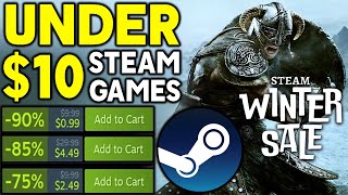 STEAM WINTER SALE 2023  14 AWESOME GAME DEALS UNDER 10 [upl. by Enialahs]