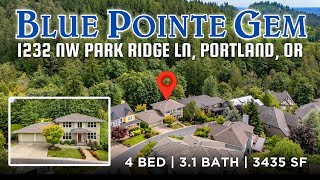 1232 NW Park Ridge Ln Portland OR  Blue Pointe Community Gem [upl. by Dnomder548]