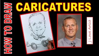 HOW TO DRAW A CARICATURE STEP BY STEP For Beginners [upl. by Armat]