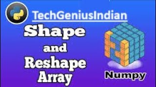 4Master Shape amp Reshape in NumPy Essential Skills for Data Science [upl. by Hnamik]