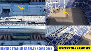 NEW EFC Stadium Bramley Moore Dock4 Weeks Till Handover To Everton [upl. by Lucius212]