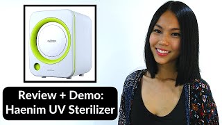 Review  Demo Haenim UV Sterilizer  BabyScoops [upl. by Enilorac]