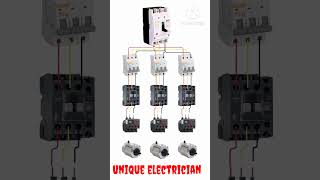 MCCB main supply with power control system to motors [upl. by Melonie]