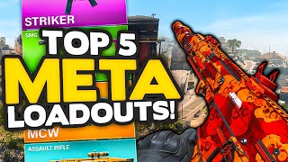 TOP 5 META LOADOUTS for WARZONE SEASON 5 RELOADED [upl. by Nallaf]