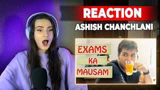 Exams Ka Mausam  Ashish Chanchlani  Russian Reacts [upl. by Fem]