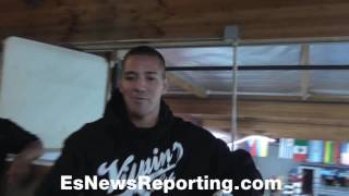 Robert Garcia Boxing Academy Oxnard packed gym  EsNews Boxing [upl. by Torp]