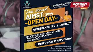 Jom Masuk AIMSTOpen Day for MedicineDentistry Pharmacy registration with scholarshipsOct 12 amp 13 [upl. by Debarath]