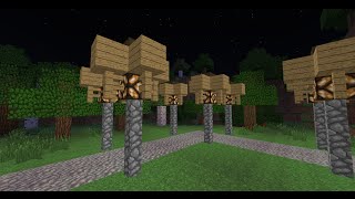 Minecraft  Tuto  Comment faire un lampadaire automatique [upl. by Ecirual886]