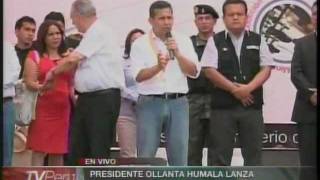 Presidente Ollanta Humala lanza programa quotCOMPRAS A MYPERÚquot en Trujillo [upl. by Brittnee]