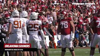 Oklahoma Football OU highlights vs Texas [upl. by Inattyrb863]