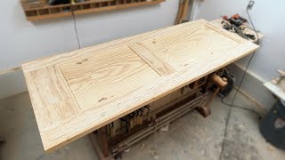 How To Make A REAL Door From Plywood [upl. by Ariamoy906]