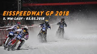 Eisspeedway WM 2018  5 Lauf im HorstDohmEisstadion in Berlin [upl. by Lotty]