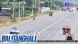 Tricycle nahulog sa gilid ng kalsada Driver na lasing umano sugatan  Balitanghali [upl. by Loos]