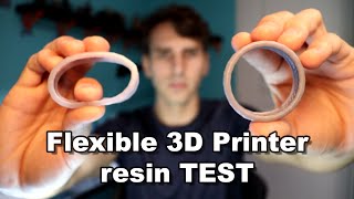 3D Printer Flexible resin Test Monocure3D flex 100 [upl. by Aelem]