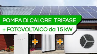 POMPA DI CALORE e FOTOVOLTAICO su casa con TERMOSIFONI [upl. by Emmet]