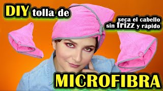 DIY◉ Como hacer una Toalla de Microfibra para el Cabello [upl. by Michelle214]