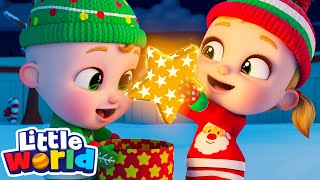 Jingle Bells Christmas Song  Kids Songs amp Nursery Rhymes by Little World [upl. by Norby863]