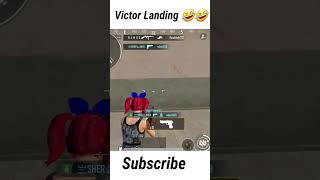 VICTOR LANDING 🤣🤣 waitforvictorfunnybgmi pubgmobile shortfunkix pubgfunny [upl. by Dowling]