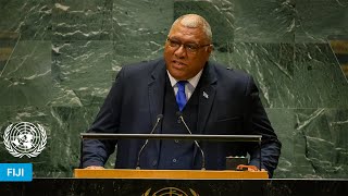 🇫🇯 Fiji  President Addresses United Nations General Debate 79th Session  UNGA [upl. by Annat382]