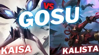 GOSU  KAISA VS KALISTA  ADC GAMEPLAY  Patch 1420  Season 14  LeagueofLegends [upl. by Ehr]