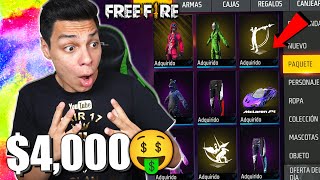 ¡COMPRO TODA la TIENDA en LA CUENTA TOP GLOBAL en FREE FIRE y ESTO FUE LO QUE PASÓ millonario [upl. by Sucramej]