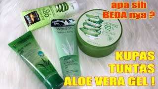 REVIEW SEMUA ALOE VERA GEL YANG PERNAH DIPAKAI  MELEMBABKAN amp MENGHALUSKAN  Maria Soelisty [upl. by Eneleahcim]