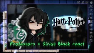 Professors  Sirius Black react to Harry Potter 4 [upl. by Fanny259]