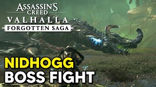 Assassins Creed Valhalla  Nidhogg Boss Fight Forgotten Saga [upl. by Oswal]