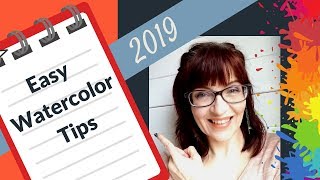 Easy watercolor tips 2019  for powerful improvement [upl. by Syst]