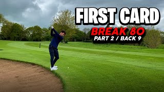 18 Hole Card For Handicap  BREAK 80  Woolley Park  Part 2 [upl. by Kania]