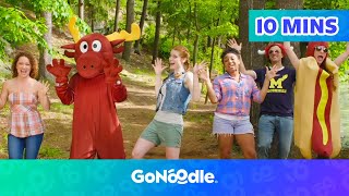 A GoNoodler Went Yodeling  More Dance Along Videos for Kids  Earth Day  GoNoodle [upl. by Ardnaskela]