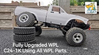 Fully Upgraded WPL C241K using all WPL Upgrade parts wpl c24 [upl. by Ydnagrub]