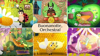 Buonanotte Orchestra Storia della Buonanotte con Musicisti Insetti per Bambini [upl. by Krik]