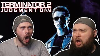 TERMINATOR 2 JUDGEMENT DAY 1991 TWIN BROTHERS FIRST TIME WATCHING MOVIE REACTION [upl. by Einatirb]