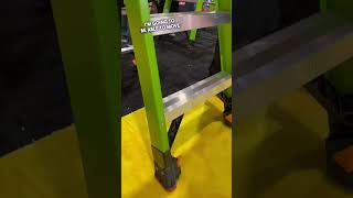 Innovative Rolling Ladder Concept ladder construction shorts [upl. by Morentz]