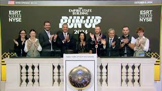 Empire State Realty Trust NYSE ESRT Rings The Opening Bell® [upl. by Reteid895]