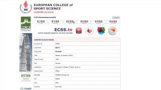 EESS  how to access the European Events in Sport Science [upl. by Carson383]