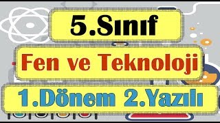 5 Sınıf FEN ve TEKNOLOJİ 1 Dönem 2 Yazılı Soruları ve Çözümü [upl. by Fredia]