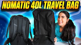 NOMATIC 40L TRAVEL BAG 2024 review Is it worth the hype [upl. by Woodruff923]