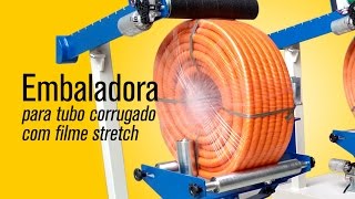 Embaladora para Tubo Corrugado com Filme Stretch 12988201410 [upl. by King]