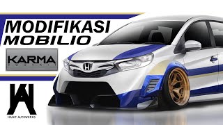 Modifikasi Honda Mobilio Pakai Karma Bodykit  Honda Mobilio  Virtual Tuning [upl. by Norred]