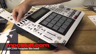 MPCstuffcom Faceplate Skin  Akai MPC  MPD  MPK  MASCHINE  Install [upl. by Euqinorev]