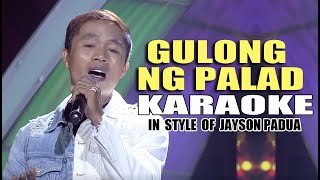 GULONG NG PALAD KARAOKE IN STYLE OF JAYSON PADUA CONTEST PIECE karaoke instrumental minusone opm [upl. by Thaine938]