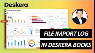 File import log in Deskera Books [upl. by Ynohtnacram]